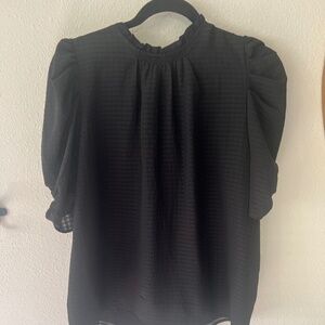 Black loft 3/4 sleeve blouse